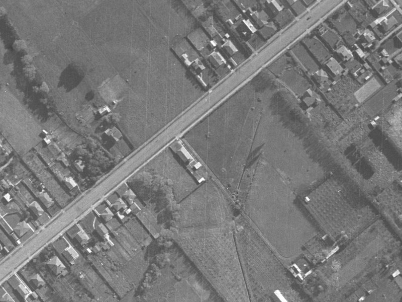 164 Rose Street from the air, 1940-1944