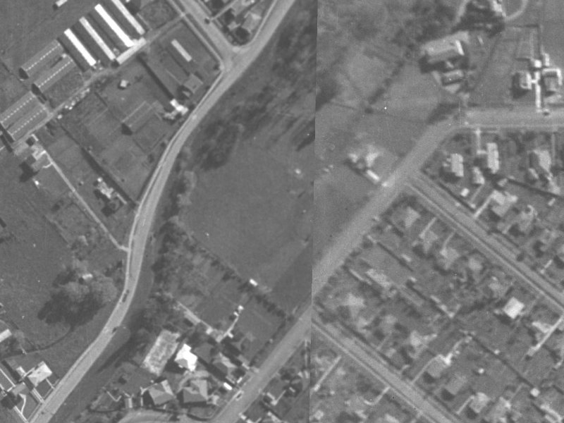 32 Thorrington Road from the air, 1940-1944
