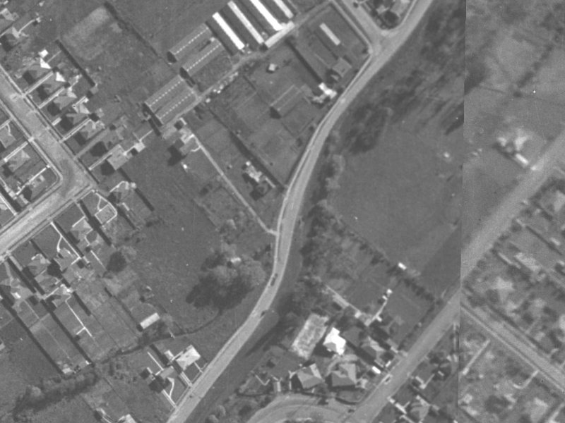 261 Ashgrove Terrace from the air, 1940-1944