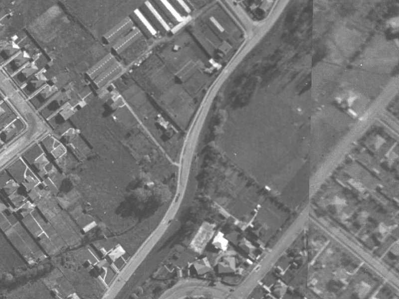 261 Ashgrove Terrace from the air, 1940-1944