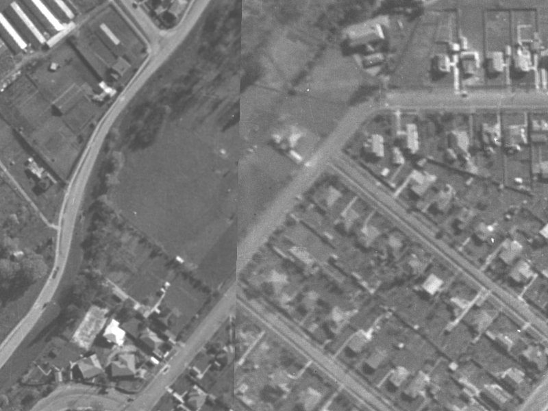 30 Thorrington Road from the air, 1940-1944