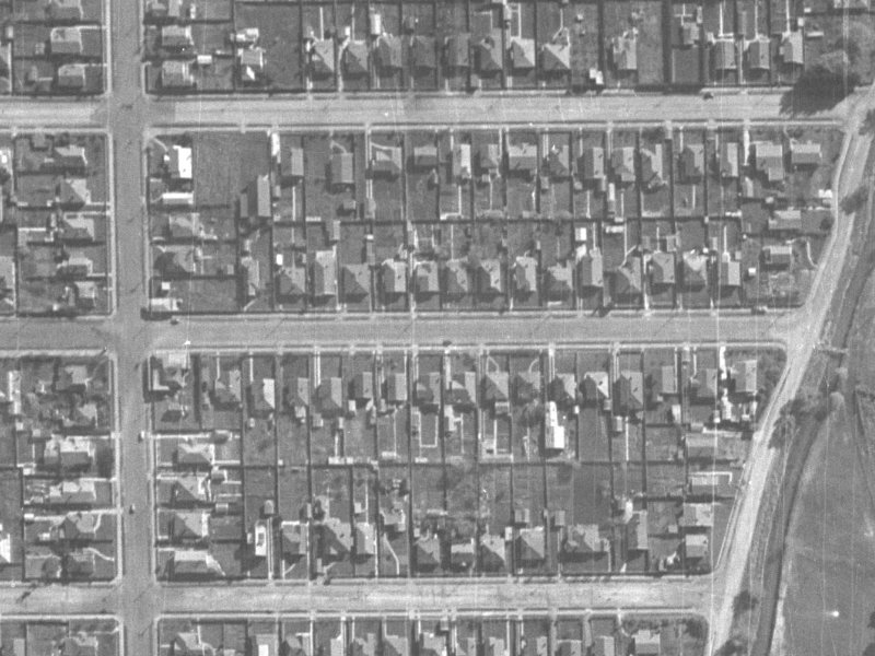 1/97 Malcolm Avenue from the air, 1940-1944