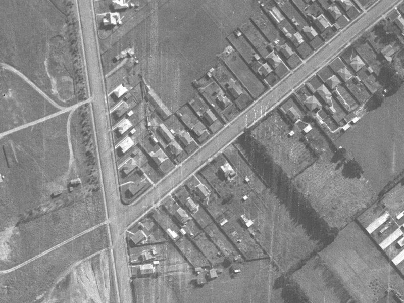 17 Conway Street from the air, 1940-1944