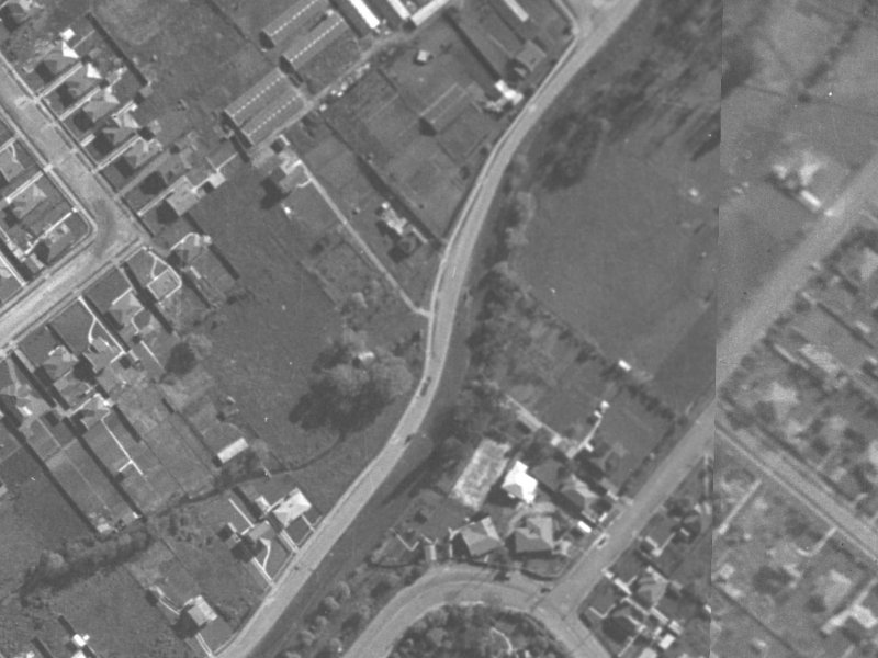 253 Ashgrove Terrace from the air, 1940-1944