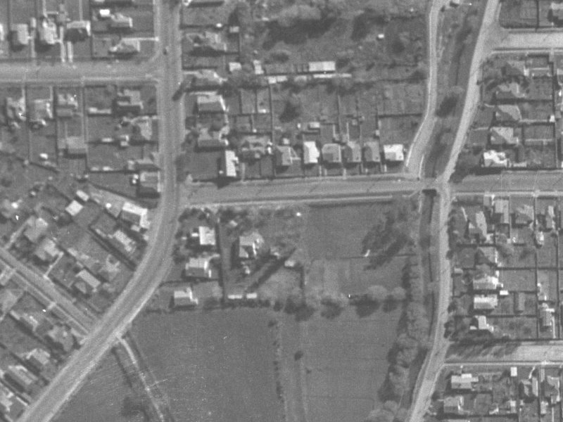 8A Malcolm Avenue from the air, 1940-1944