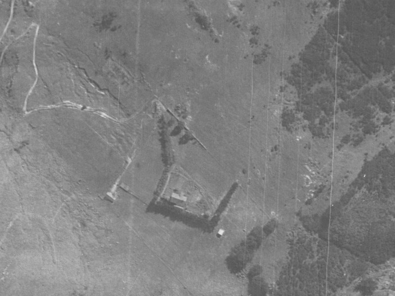 98 Glenstrae Road from the air, 1940-1944