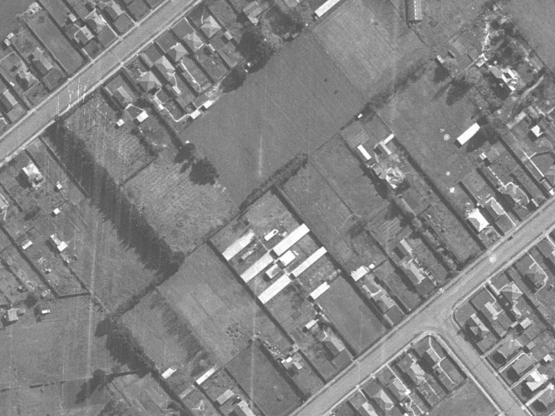 44 Stanbury Avenue from the air, 1940-1944