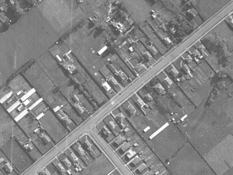 91 Rose Street from the air, 1940-1944