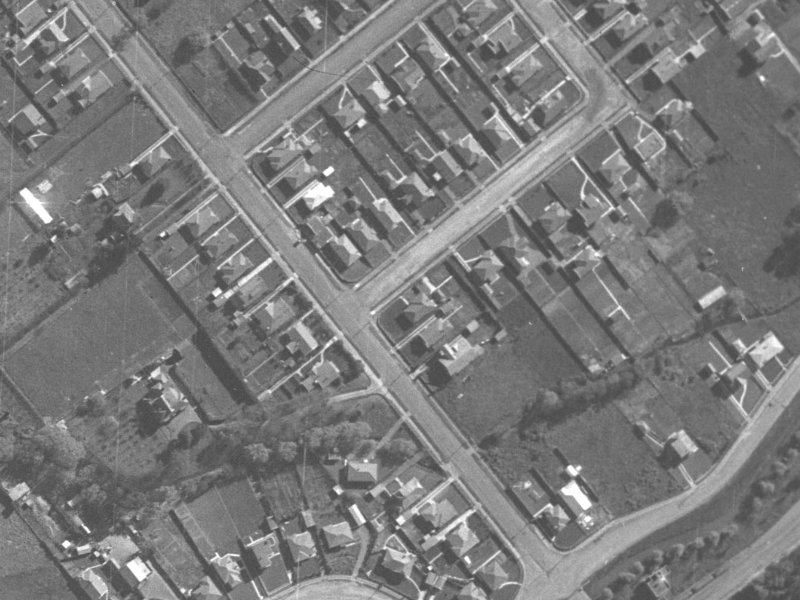 2 Darley Street from the air, 1940-1944