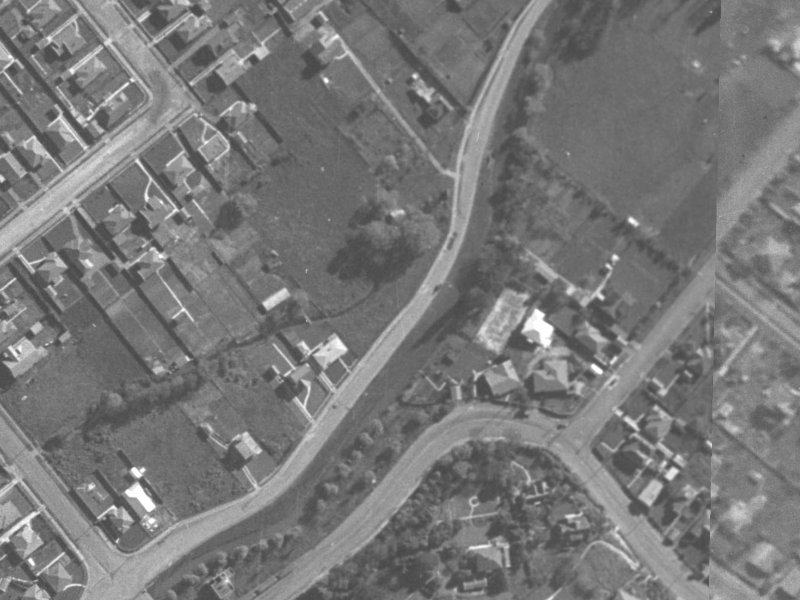 243 Ashgrove Terrace from the air, 1940-1944