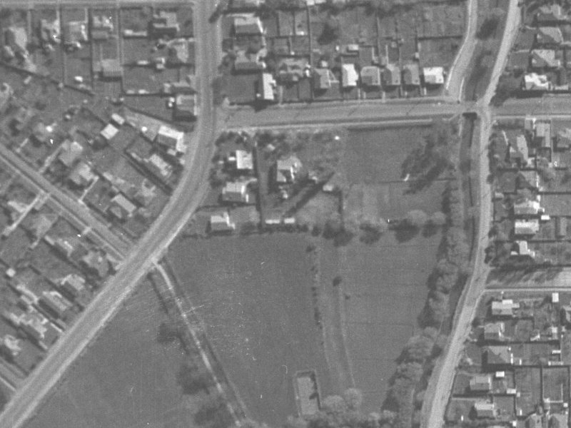 24B Colombo Street from the air, 1940-1944