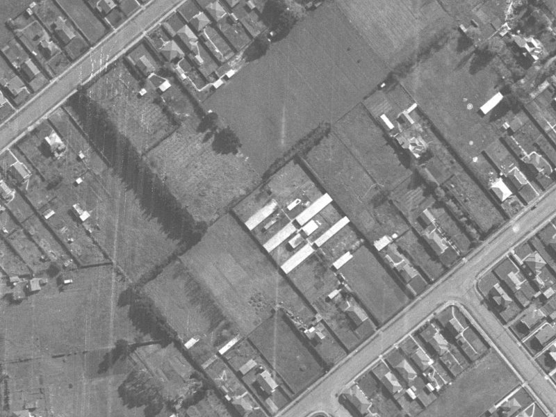 42 Stanbury Avenue from the air, 1940-1944