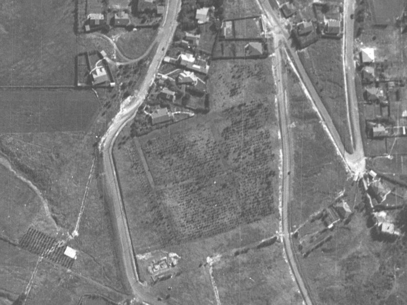 17 Millhill Lane from the air, 1940-1944