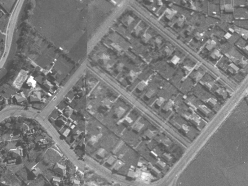9 Woodbridge Road from the air, 1940-1944