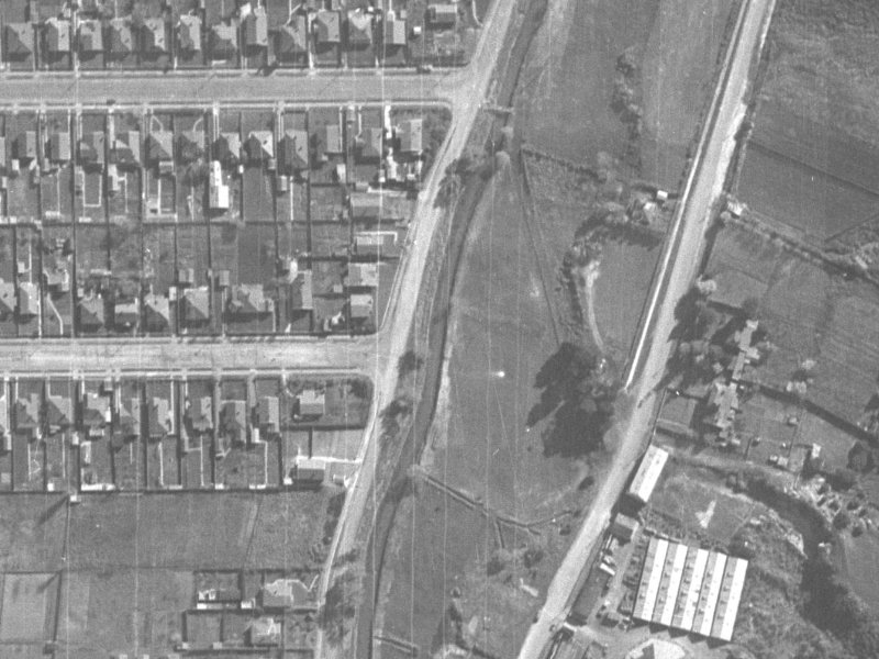 8A Palatine Terrace from the air, 1940-1944