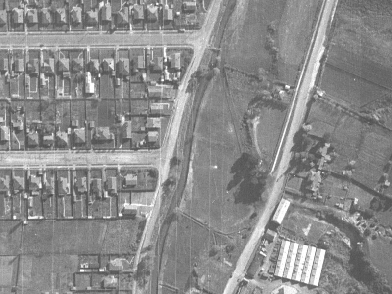 10 Palatine Terrace from the air, 1940-1944