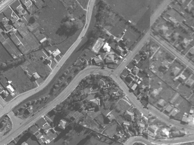 23 Cashmere Road from the air, 1940-1944
