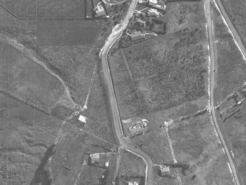 4 Millhill Lane from the air, 1940-1944
