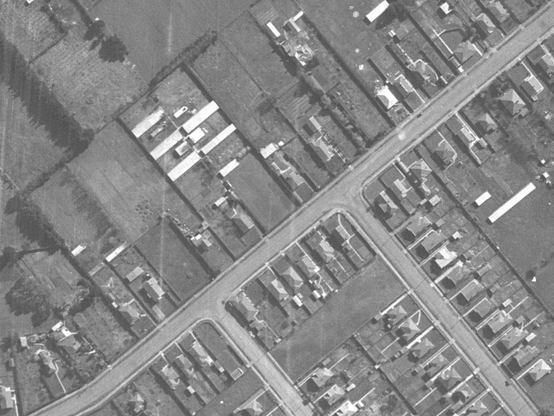 Rose Street from the air, 1940-1944