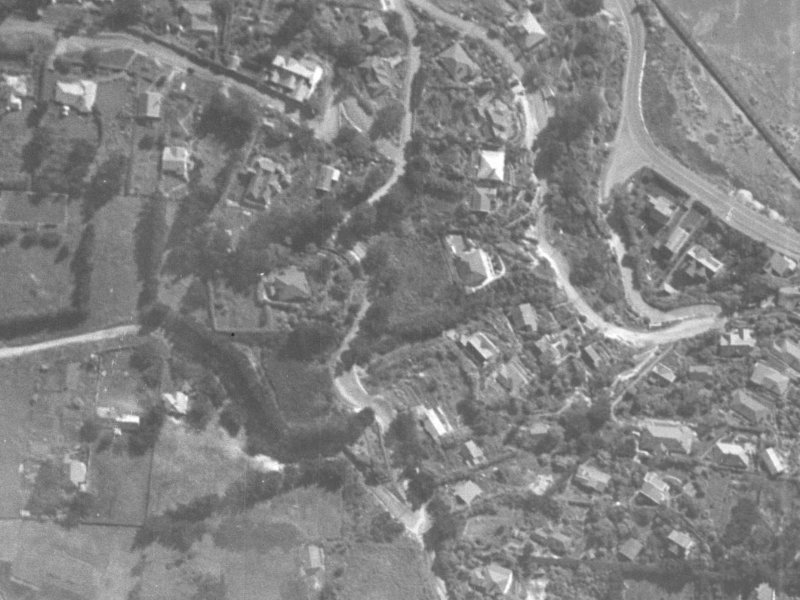 55 Clifton Terrace from the air, 1940-1944