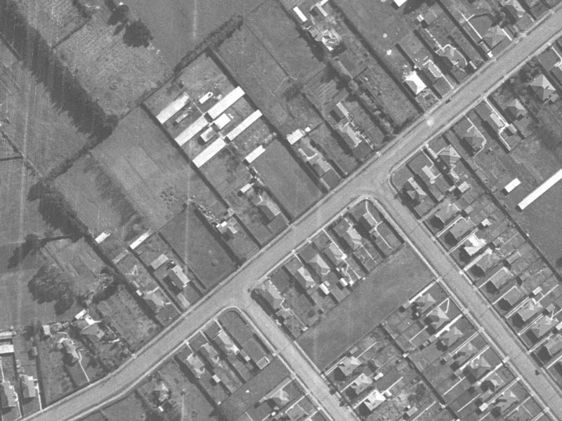 73 Rose Street from the air, 1940-1944