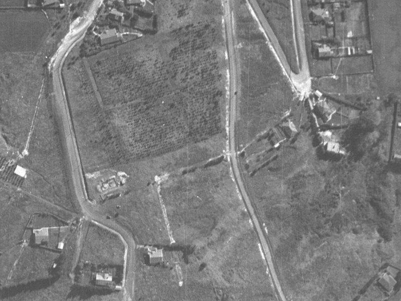 22 Millhill Lane from the air, 1940-1944