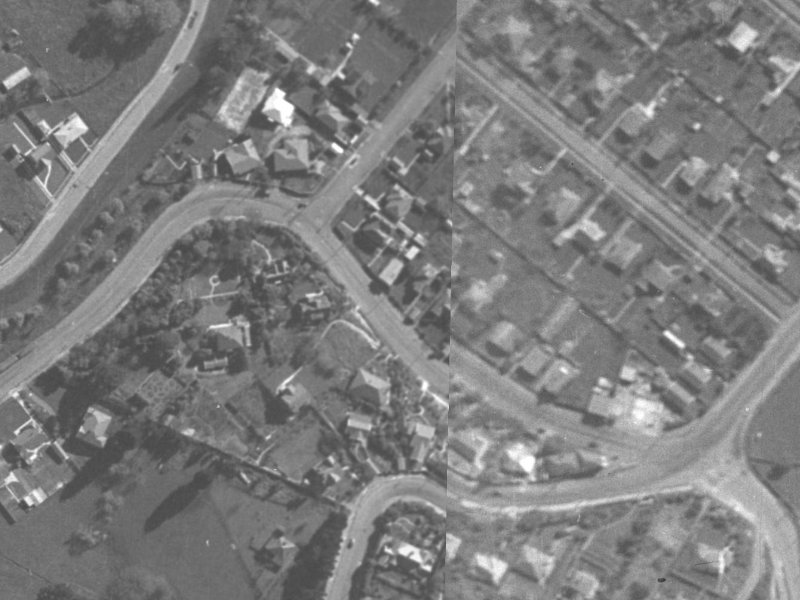 20 Cashmere Road from the air, 1940-1944