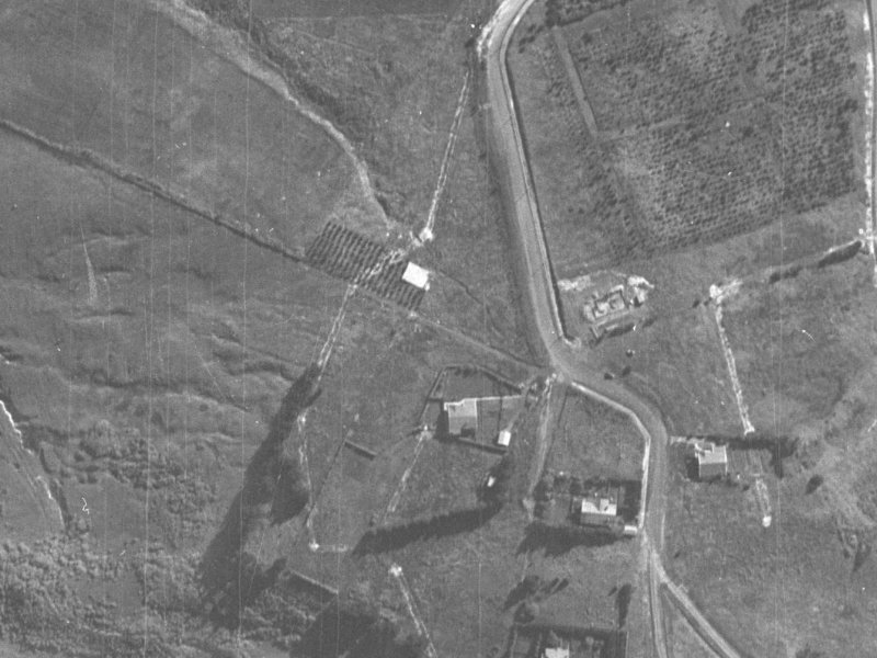 38 Huntsbury Avenue from the air, 1940-1944