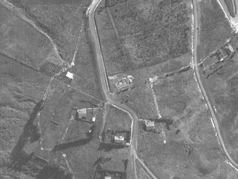 35 Huntsbury Avenue from the air, 1940-1944