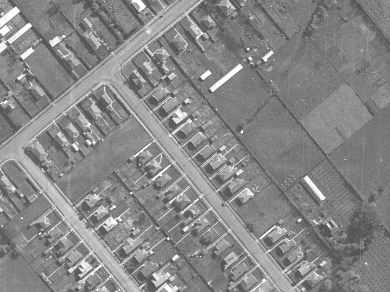 42 Fairview Street from the air, 1940-1944