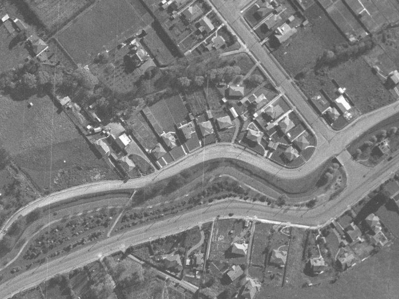 195 Ashgrove Terrace from the air, 1940-1944