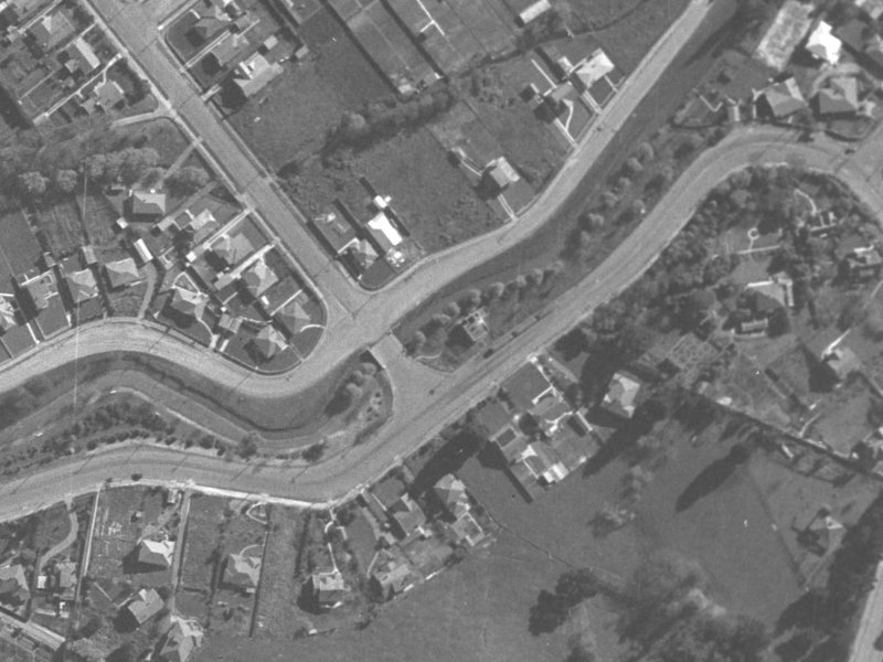 219 Ashgrove Terrace from the air, 1940-1944