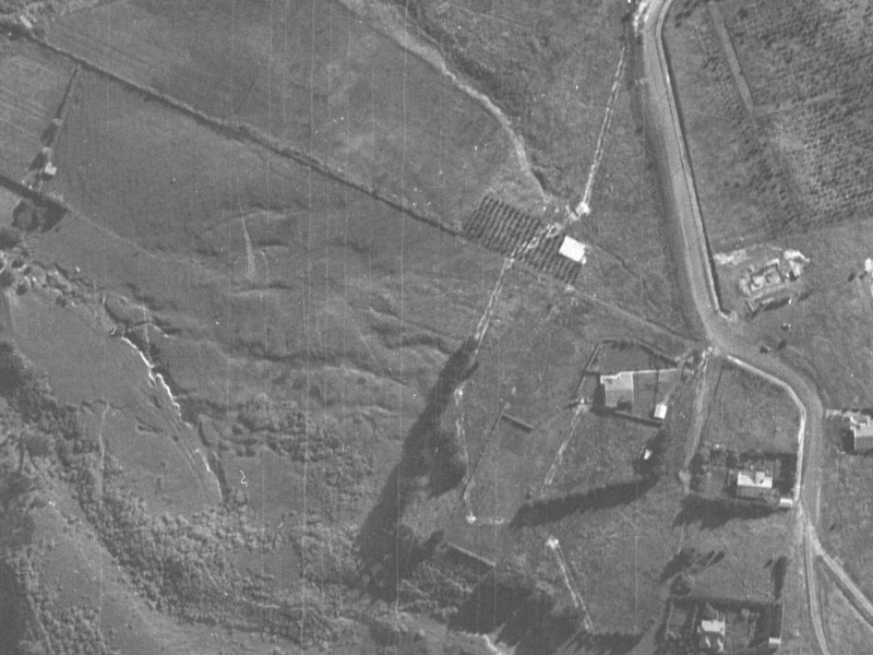 34 Huntsbury Avenue from the air, 1940-1944