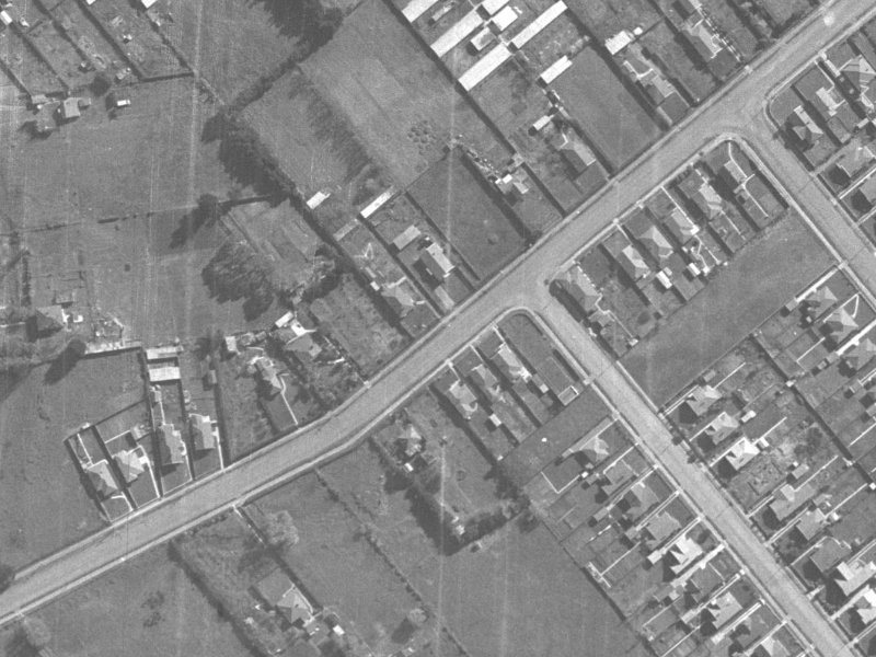 61 Rose Street from the air, 1940-1944