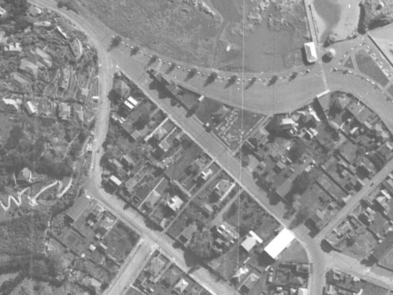 16 Marriner Street from the air, 1940-1944