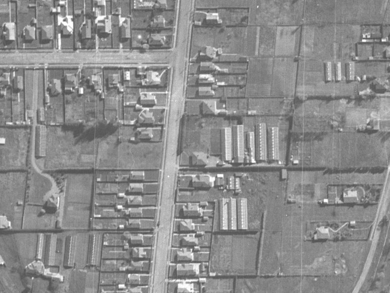 52 Birdwood Avenue from the air, 1940-1944