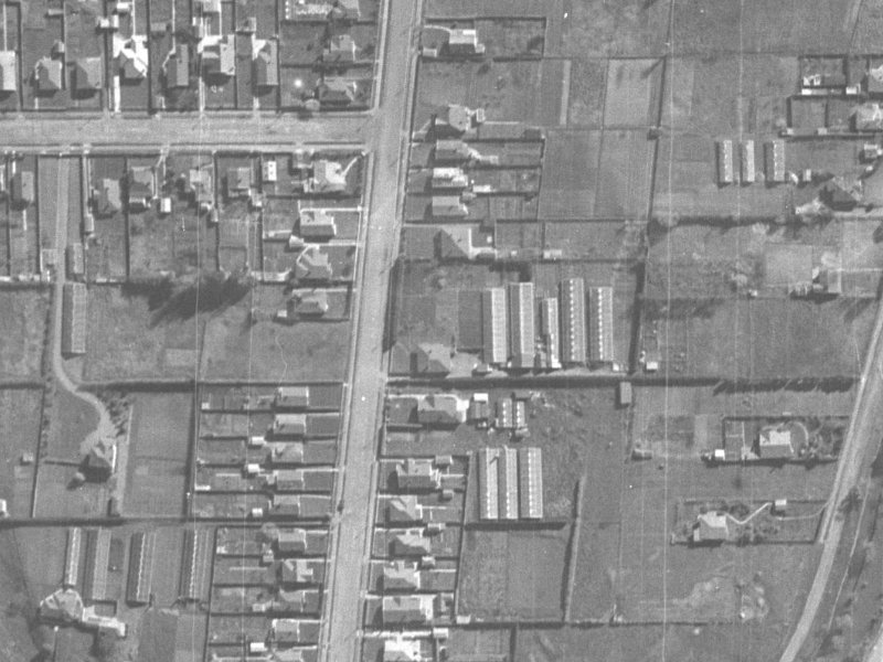 Piper Lane from the air, 1940-1944
