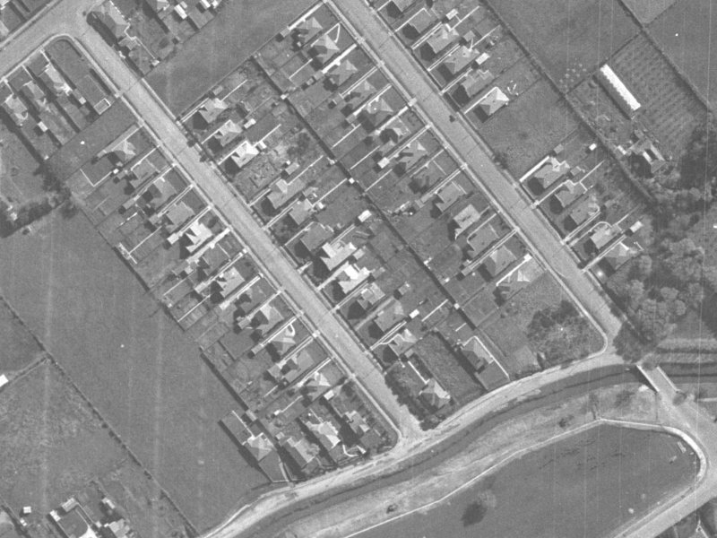 20 Cashmere View Street from the air, 1940-1944