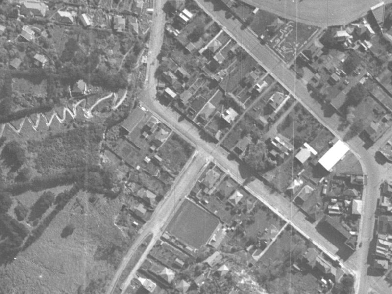 4 Nayland Street from the air, 1940-1944