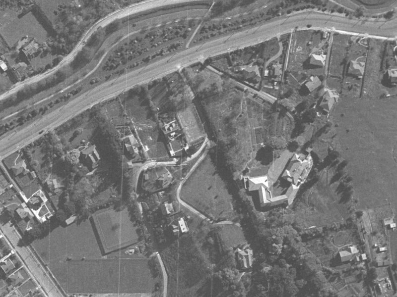 6 Crichton Terrace from the air, 1940-1944