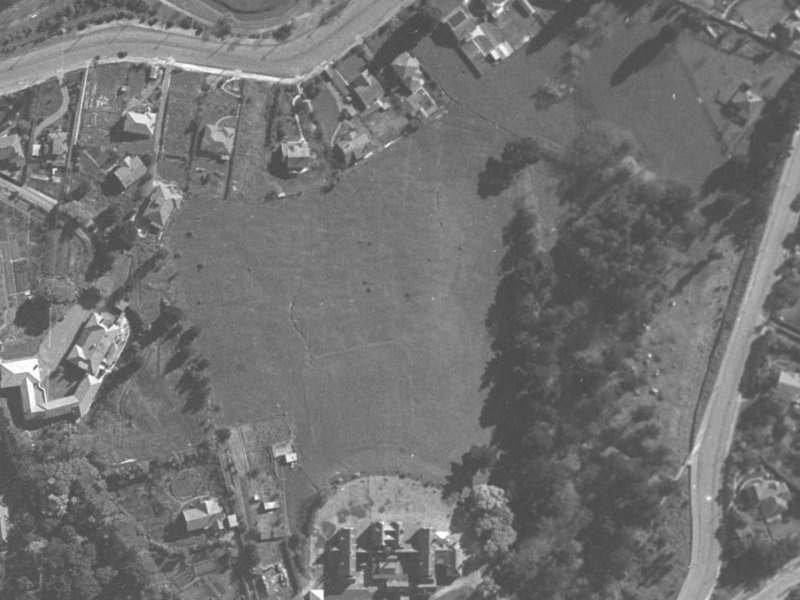 35 Overdale Drive from the air, 1940-1944