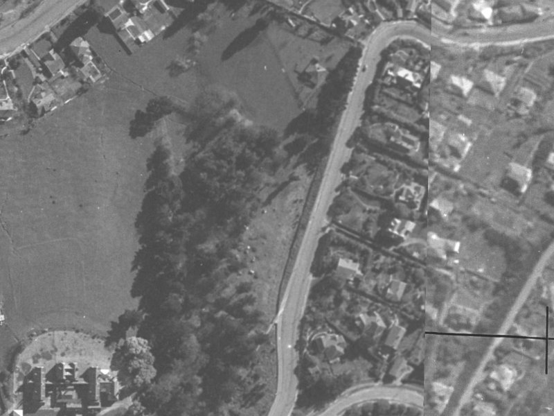 Rhodesvale Terrace from the air, 1940-1944