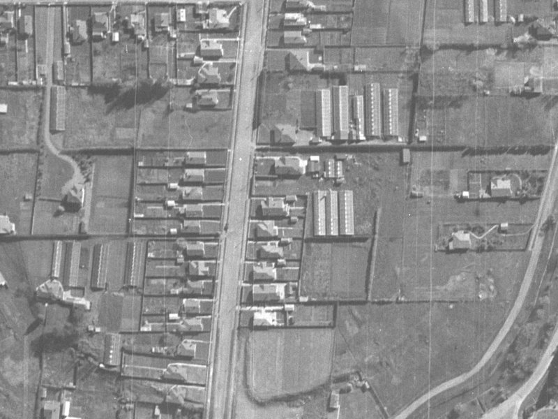 38 Birdwood Avenue from the air, 1940-1944