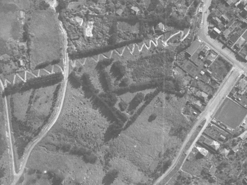 3 Spinnaker Lane from the air, 1940-1944