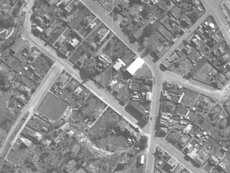 31 Nayland Street from the air, 1940-1944