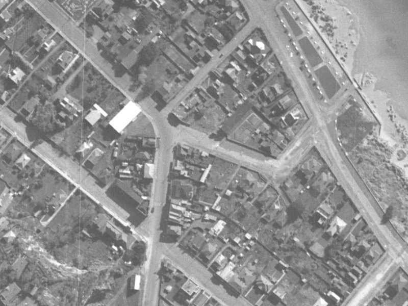 1 Wakefield Avenue from the air, 1940-1944