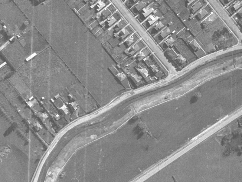91 Ashgrove Terrace from the air, 1940-1944