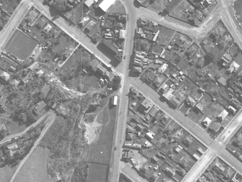 24 Wakefield Avenue from the air, 1940-1944