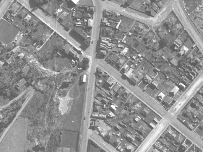 34 Nayland Street from the air, 1940-1944