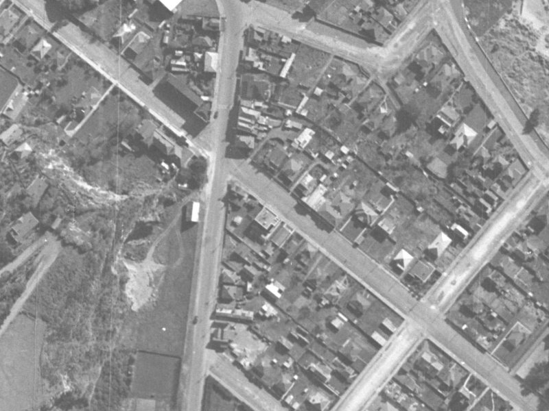 40 Nayland Street from the air, 1940-1944